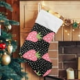 thumbnail image 5 of GZHJMY Strawberry Christmas Stocking, Personalized Large Candy Stocking Hanging Gift, Xmas Stockings Decoration for Family Holiday Party Ornaments Decor Fireplace, 5 of 7