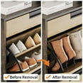 thumbnail image 2 of Soonbuy Shoe Storage Organizer with 2 Flip Drawers and 1 Drawer, Freestanding Narrow Shoe Rack, Shoe Storage Organizer with 3-Tier Adjustable Shelves for Entryway, Hallway, Living Room, 2 of 8