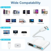 USB C to HDMI Adapter for iPhone 16 15 iPad to TV, Type C Digtial AV HDMI Adapter 4K@60Hz, HDMI Adapter for iPhone to TV for iPhone 15/16 MacBook Pro Air iPad Pro Samsung Galaxy S23/S22