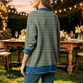 thumbnail image 4 of uublik Women's Cardigan Army Green Casual Long Sleeve Button Down Classic Jacket Fall Coat, 4 of 5