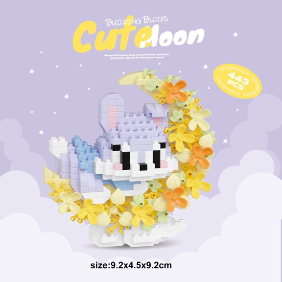 Mini Dog Cat panda raccoon Cute Pet Small Building Block Model Series Ornaments Children's Toy Christmas Birthday Gifts for Kids