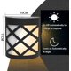 thumbnail image 3 of Juego de 2 luces solares de pared para exteriores, luces solares de pared para exteriores, luces de cerca inalámbricas impermeables para porche, garaje, luz blanca cálida, 3 of 5
