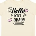 thumbnail image 4 of Inktastic Hello 1st Grade with Hearts and School Supplies Boys or Girls Toddler T-Shirt, 4 of 5