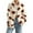C-Khaki201, variant on DHFJKG Women Oversized Fuzzy Coat Heart Print Zipper Cardigan For Fall Winter Long Sleeve Turndown Collar Soft Jackets