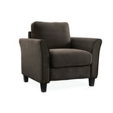 Lifestyle Solutions Alexa Club Chair, Brown Fabric - Walmart.com