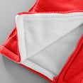 thumbnail image 4 of Comdrip Toddler Boys Girls Fall Winter Sleeveless Vest Coat , Warm Zip Outerwear Jacket Red 100, 4 of 5