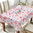 thumbnail image 4 of GZHJMY Cupcakes Rectangle Tablecloth, Waterproof Stain Wrinkle Resistant Washable Polyester Table Cover for Picnic Dinner Holiday Kitchen Party Decor, 60 x 108 in Home Decor, 4 of 7