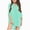 A01 Mint Green, variant on Gubotare Beach Cover Ups for Girls Girls Chiffon Swim Cover Up Kids V Neck Swimsuit Lightweight Loose Flowy Coverup Long Sleeves Beach Shirt Bathing Suit Size 8-9 (Mint Green,8-9 Years)
