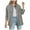 A03-Light Gray, variant on Towmus Casual Quilted Jackets for Women Button Down Collared Long Sleeve Shirts Frayed Hem Fall Jackets with Pockets