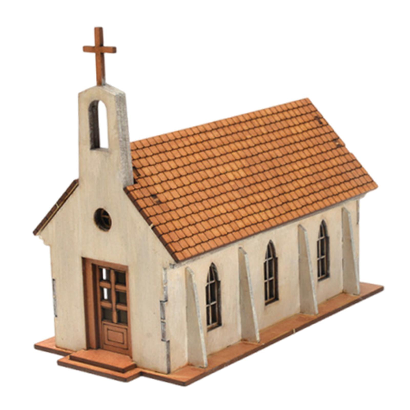 Model Hobby Building Kits Miniature House Wood Construction for Kids Learning Fairy Garden Decor