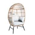 thumbnail image 5 of 2-Person Egg Chair with Strong Elasticity Wicker / Ideal for Garden Relax, 5 of 7