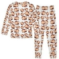 thumbnail image 2 of joogoo Cute Monkey Sleeping Pajamas Set Long Sleeve Soft Cotton Sleepwear 2 Piece 24M, 2 of 7