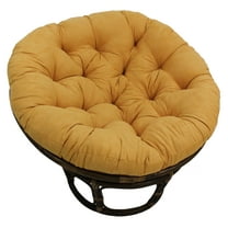 44-inch Solid Micro Suede Papasan Cushion (Fits 42-inch Papasan Frame) - Lemon