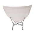 thumbnail image 4 of Scroll Puff Rocker Angora Natural, 4 of 6