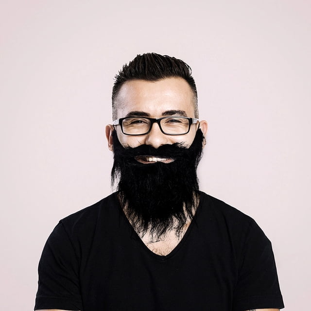 ADDHAT 4Ud Falsas Barbas Para Fiesta Con Y Postizos Color Surtido Para Decorar Y Animar Eventos