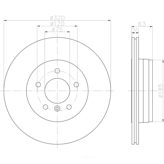 Hella 355122642 Hella Pagid - High Carbon and Fully Coated