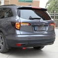 thumbnail image 3 of Tinki Rear Tail Fog Light Lamp Frame Trim Cover Compatible with Honda Pilot 2015-2022, 3 of 7