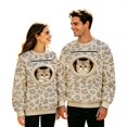 thumbnail image 3 of CAIVO Leopard Print Men Women Unisex Pet Pouch Hoodie Cat Sweatshirt with Zipper Pouch Pocket for Dogs Long Sleeve Tops, 3 of 5