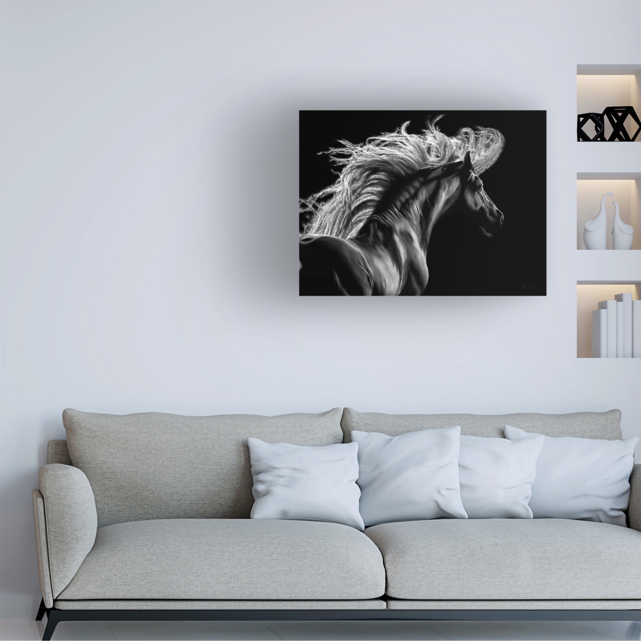 Trademark Fine Art Lord Amihere Le Equus Canvas Wall Art