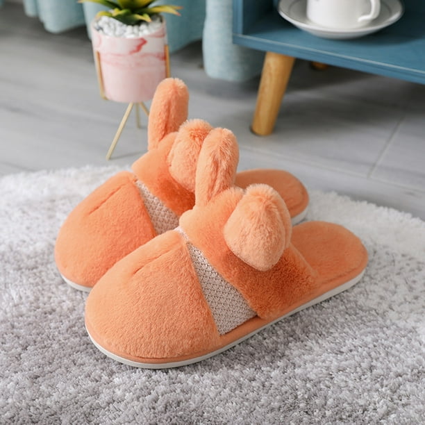 Super Mario Mignon Peluche Pantoufles Antidérapantes En Coton Chaud  Pantoufles Chambre à Coucher Pantoufles d'Hiver Pour Femmes