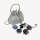 thumbnail image 3 of wefenad Bolso de Noche con Diamantes Brillantes para Mujer, Bolso con Purpurina para Fiesta, graduación, cóctel, Boda/Oro champán, 3 of 3