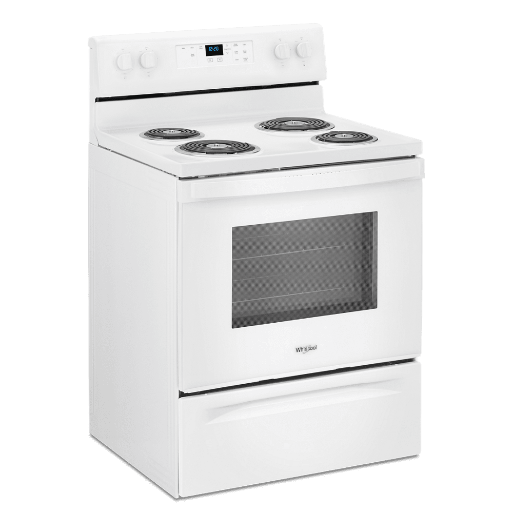 WHIRLPOOL 4.8 cu. ft. Whirlpool(R) electric range with Keep Warm setting WFC315S0JW