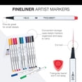 thumbnail image 4 of Royal & Langnickel 12pc Fineliner Artist Markers, 4 of 7