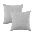 thumbnail image 3 of Home Soft Things Pleated Velvet 2 Piece Throw Pillow Cover Set - Silver - 26" x 26", 3 of 7