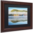 thumbnail image 2 of Trademark Fine Art "Fog On Crystal Lake" Canvas Art by Michael Blanchette Photography Black Matte, Wood Frame, 2 of 4
