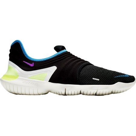 Nike Free Run Flyknit 3.0 Black/Hyper Violet AQ5707-003 Men's Size 7.5