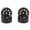 Gun Black, variant on Suodoka 4Pcs 1.0 Inches / 25.4 mm Beadlock Wheels Deep Groove Universal Fit For Traxxas ATV RC Car Body Parts Triangle 9-Hole Hub Rim Upgrade Kit Ti Color