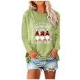 thumbnail image 1 of Hauts pour Femmes Manches Longues Col Rond Impression de Noël Récréatif Hauts Manches Longues Hauts de Noël pour Femmes Manches Longues Hauts Décontractés, 1 of 5