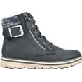 thumbnail image 2 of CLIFFS BY WHITE MOUNTAIN Shoes Kelsie Women's Lace-up Hiker Style Bootie, Navy/Fabric, 6.5 M, 2 of 4