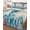 Brown, variant on Quilts Queen Size Bedding Set, Seahorse Coastal Reversible Summer Quilt 3 Pieces, Summer Beach Coral Seaweed Vintage Lightweight Bedspreads Coverlets with 2 Pillow Shams for All Seasons