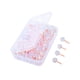 thumbnail image 3 of 100 alfileres de posicionamiento, agujas de coser, accesorios, alfileres rectos para bricolaje, acolchado Oro rosa redondo, 3 of 9