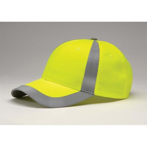 RF102 Reflector Hat With Reflective Grey Insert Side-Visor, Yellow