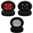 thumbnail image 3 of ZheElen 2pieces 1/24 Wheel Rims Tyre RC Upgrade Part Plastic Wear-resistant Rc Wheel Rims Tyre For Axial SCX24 RC Car Part Red, 3 of 6