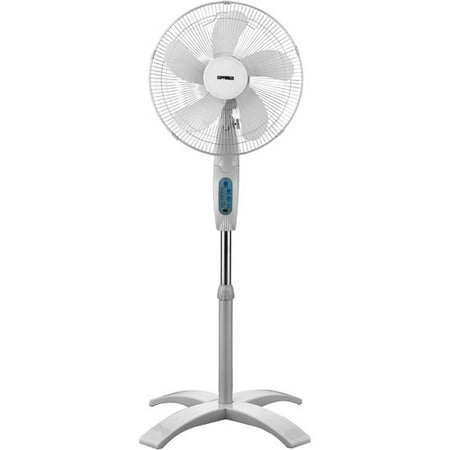 Optimus 16" Wave Oscillating Stand Fan with Remote Control FNOP1760