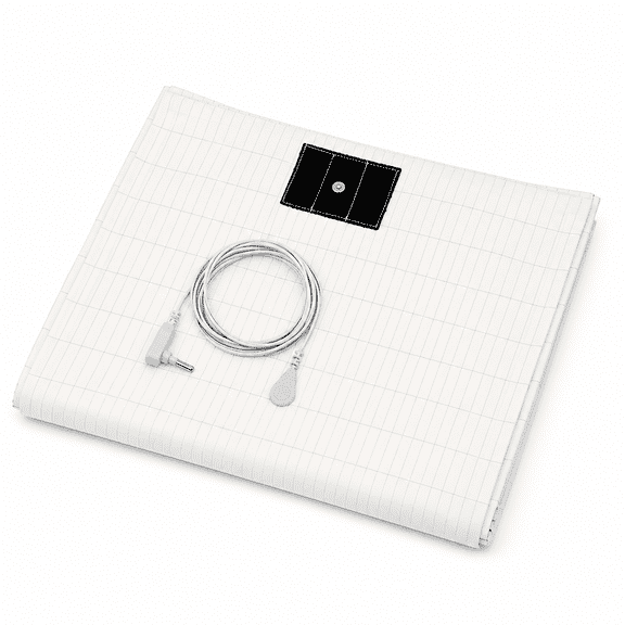 FURMORA Grounding Sheet 5% Silver Fiber Conductive Organic Grounding Sleep (27x52in)