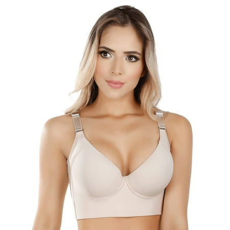 Uplady Extra Firm High Compression Full Cup Push Up Bra