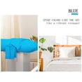 thumbnail image 2 of Unique Bargains 3 Pack 100% Cotton Body Pillow Cases Covers with Zipper Blue 20" x 54", 2 of 8