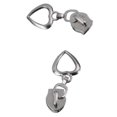 thumbnail image 1 of pitrice 10pcs Heart Zip Puller/Zipper Pull Sliders Head Zipper Repair Kit, 1 of 9