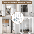 thumbnail image 6 of 4 Set Bifold Door Hardware Repair Kit for 7/8 Inch to 1 Inch Sliding Door Track Bifold Closet Door Hardware Kit, 6 of 6