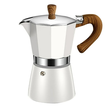 

Stovetop Espresso Maker Moka Pot Manual Coffee Percolator Machine B