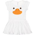 thumbnail image 3 of Inktastic Cute Baby Duck Face Girls Baby Dress, 3 of 5