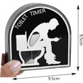 thumbnail image 3 of 5 Minute Toilet Hourglass Sand Timer, Bathroom and Toilet Hourglass with Fun Prints, Hourglass to Build Time View, Fun Gift, 3 of 5