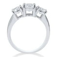 thumbnail image 2 of Pompeii 3/4CT Diamond 3 Stone Engagement Ring 14K White Gold (H/I,I1-I2), 2 of 3