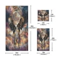 thumbnail image 3 of Wobogo White Eagles Soaring Ultra Soft 3 Pack Cotton Towel Set Includes 1 Bath Towel 1 Face Towel and 1 Washcloth for Everyday Use Lightweight and Compact, 3 of 8