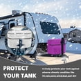 thumbnail image 4 of Yuyamidu Purple Propane Tank Cover for RV Trailer, Waterproof Camper Propane Tank Cover Double 20lb, Protects Gas Cylinder During Travel for RV, Travel Trailer, Camper, 4 of 8