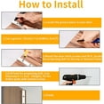 thumbnail image 2 of 2 Pieces Hidden Door Latch Security Bolt, Lever Handle Sliding Latch, Concealed Door Latches and Bolts, 2 of 5